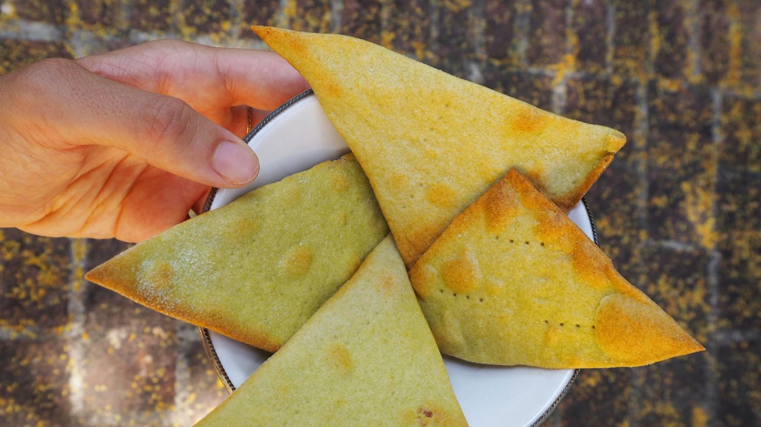 Crackers ai piselli - Bananna Kitchen per Molino Peila