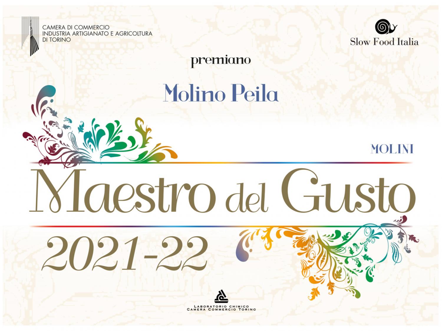 Molino Peila - Maestro del Gusto's certificate 2021/22